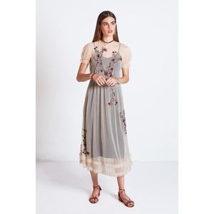 NEW - CHAN LUU Lucia Fig Mix Dress